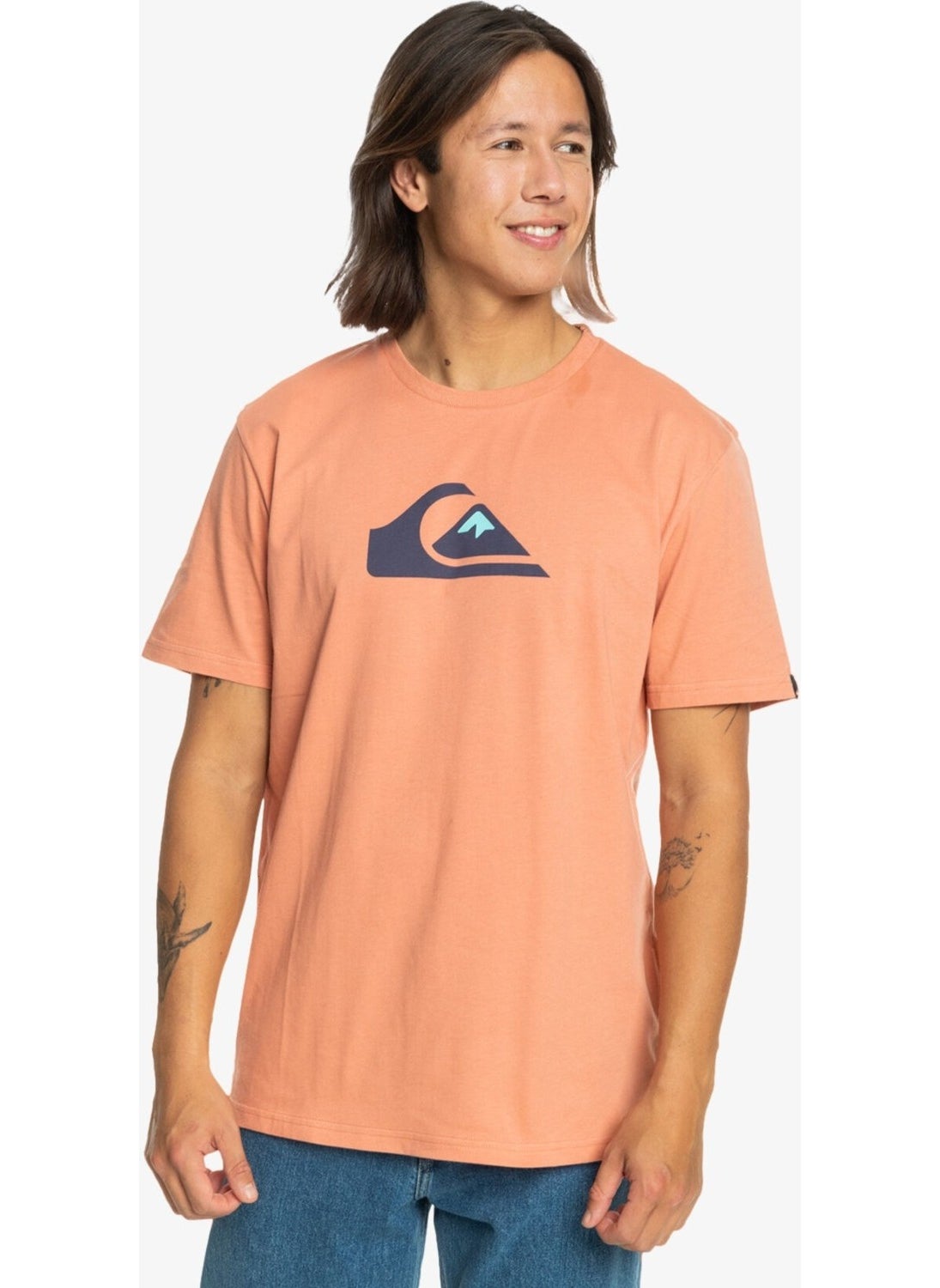 Comp Logo Ss Canyon Clay Men's T-Shirt EQYZT07658-MJR0
