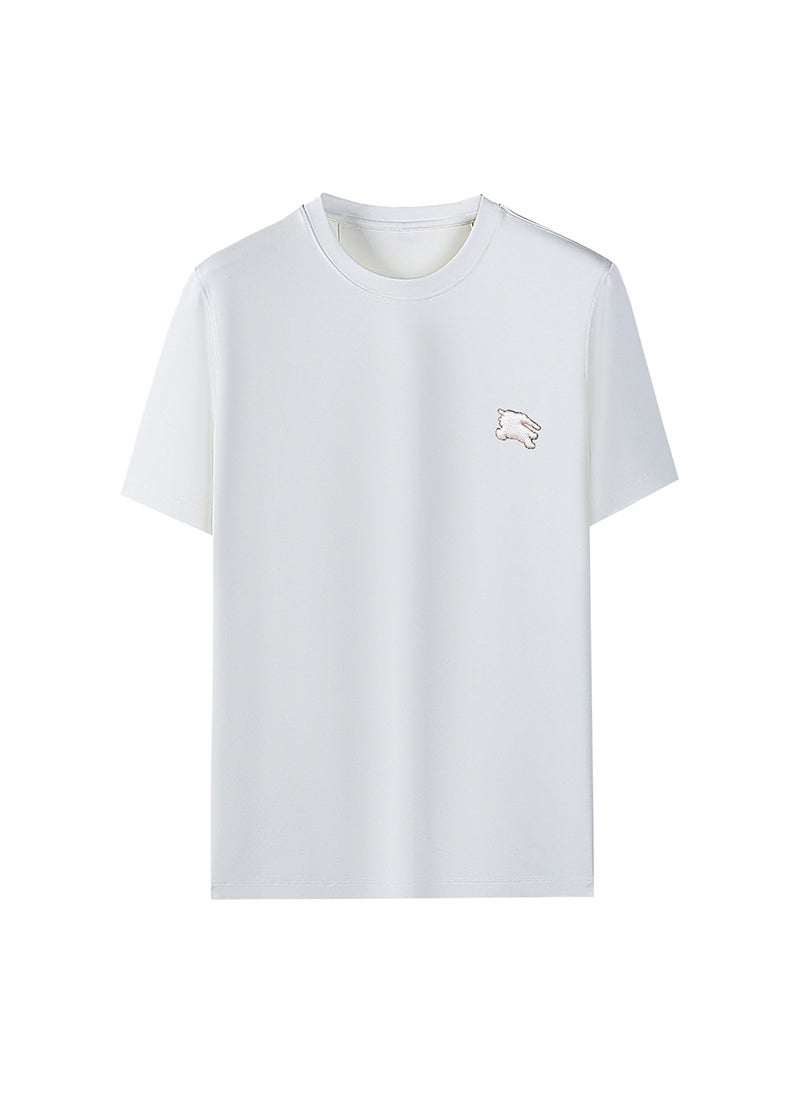 Soft Modal Xinjiang Cotton Mens Summer Tee TES105 Black