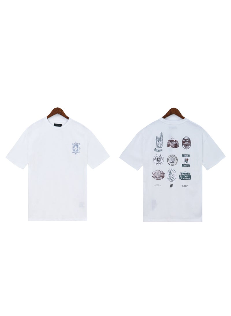 Vintage Amiri Loose Fit Cartoon Print Tee Black