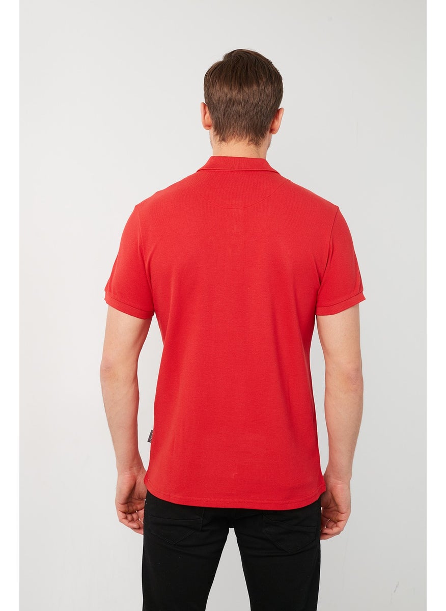 100% Cotton Buttoned Polo T Shirt Men's POLO 5902127