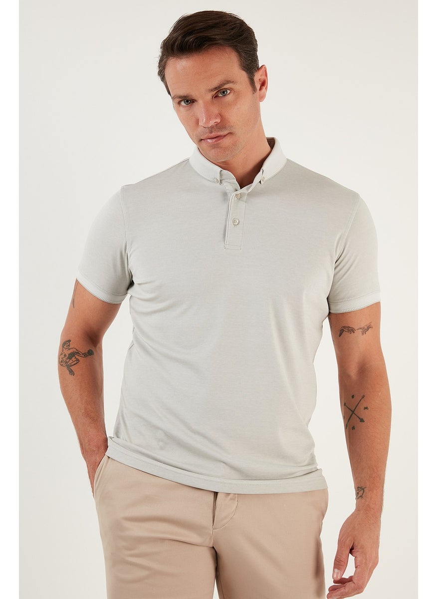 Cotton Slim Fit Polo T Shirt Men's Polo T Shirt 646R1000