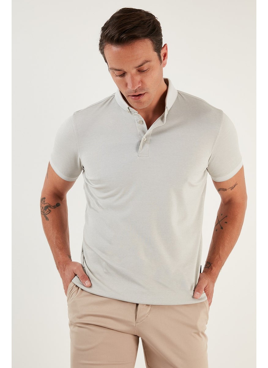 Cotton Slim Fit Polo T Shirt Men's Polo T Shirt 646R1000