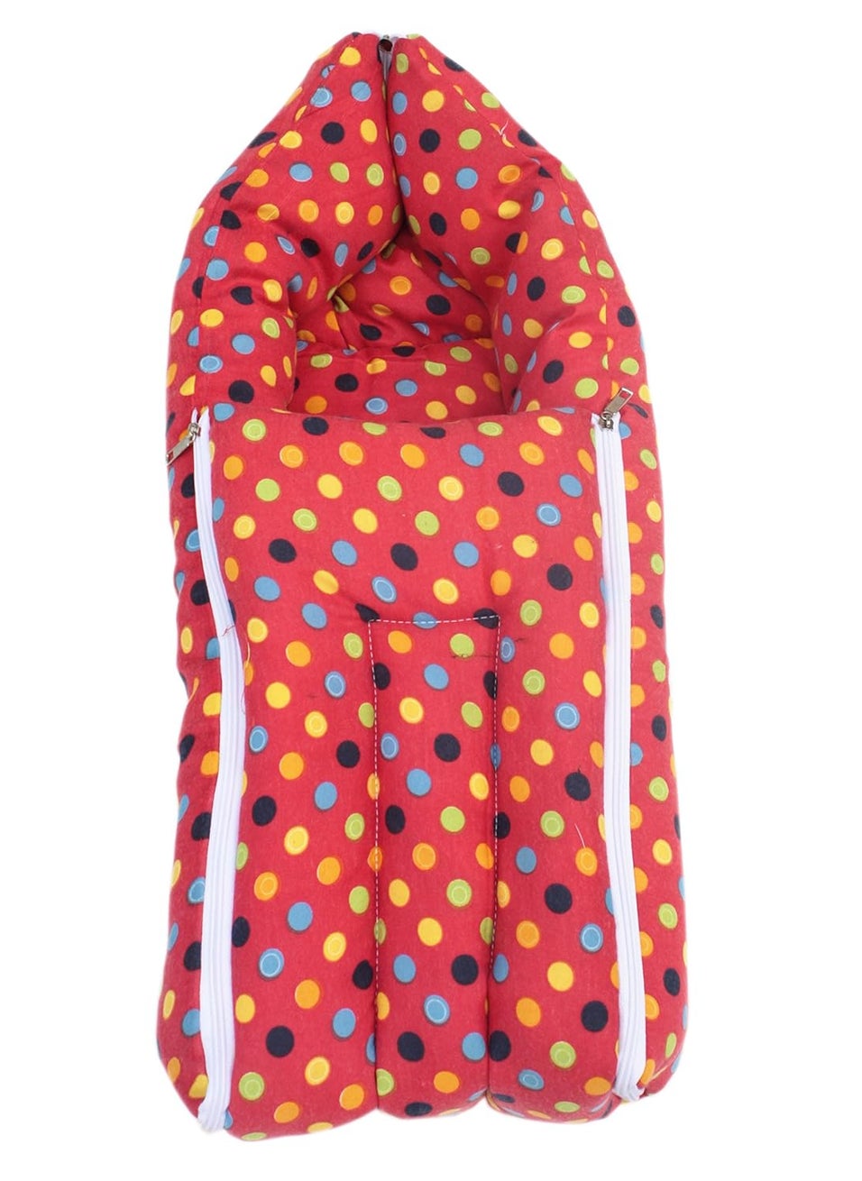 Amardeep Red Dotted Baby Sleeping Bag Cum Baby Carry Bag 64 41 cms