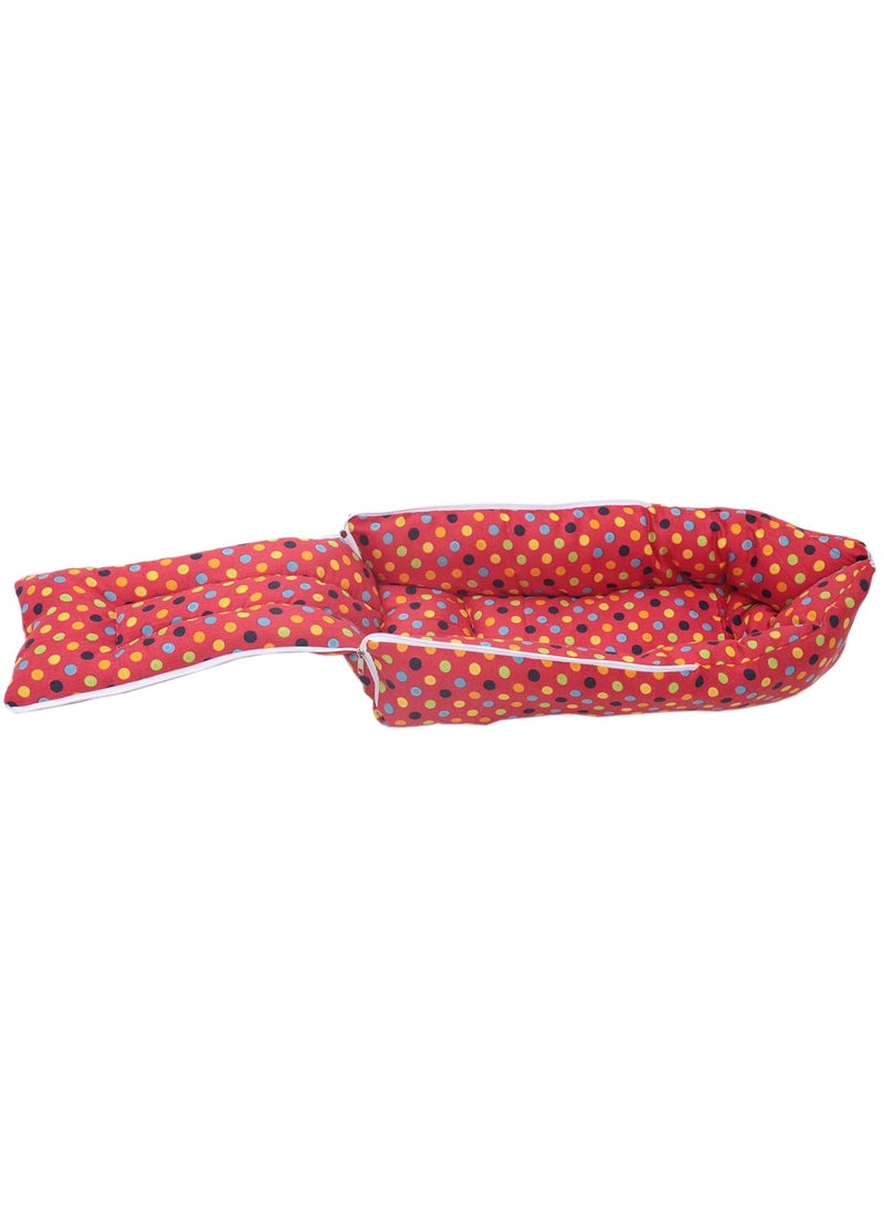 Amardeep Red Dotted Baby Sleeping Bag Cum Baby Carry Bag 64 41 cms