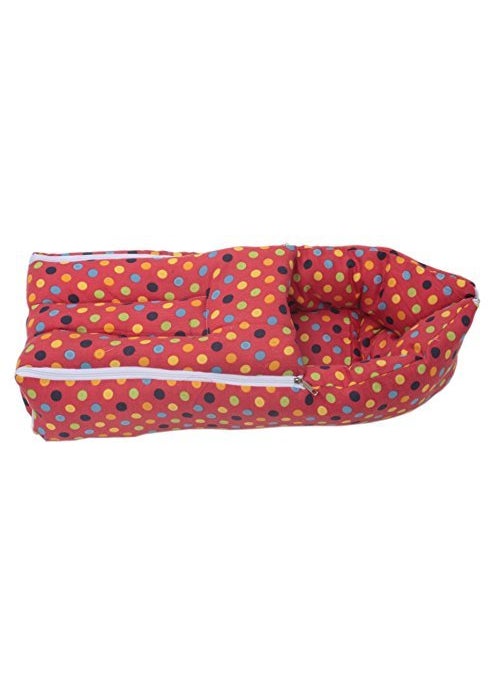 Amardeep Red Dotted Baby Sleeping Bag Cum Baby Carry Bag 64 41 cms