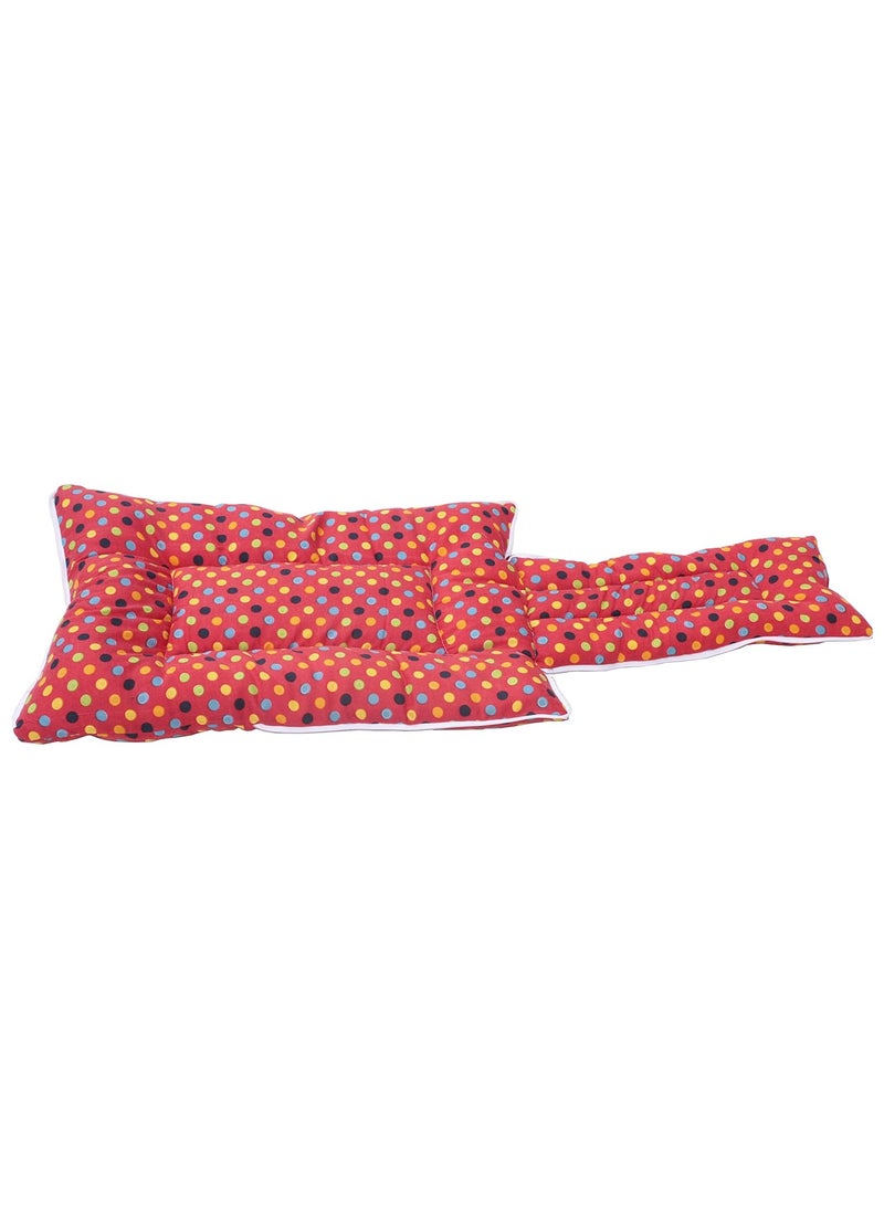 Amardeep Red Dotted Baby Sleeping Bag Cum Baby Carry Bag 64 41 cms