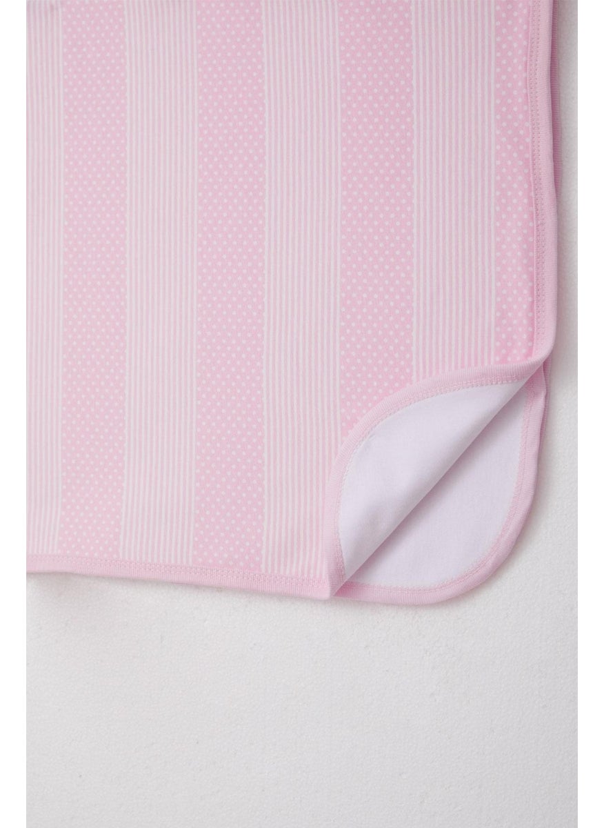 Newborn Baby Blanket Polka Dot Pattern Standard, Pink