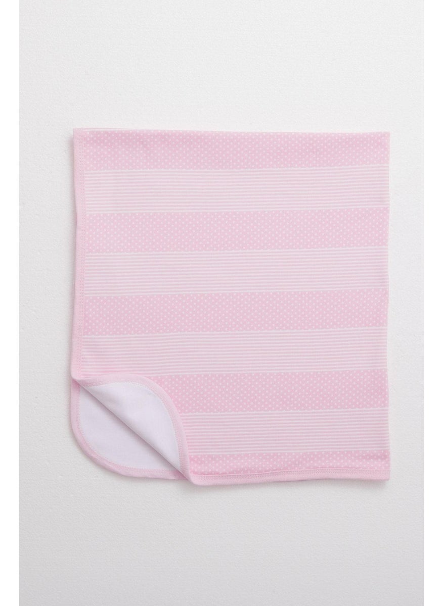 Newborn Baby Blanket Polka Dot Pattern Standard, Pink