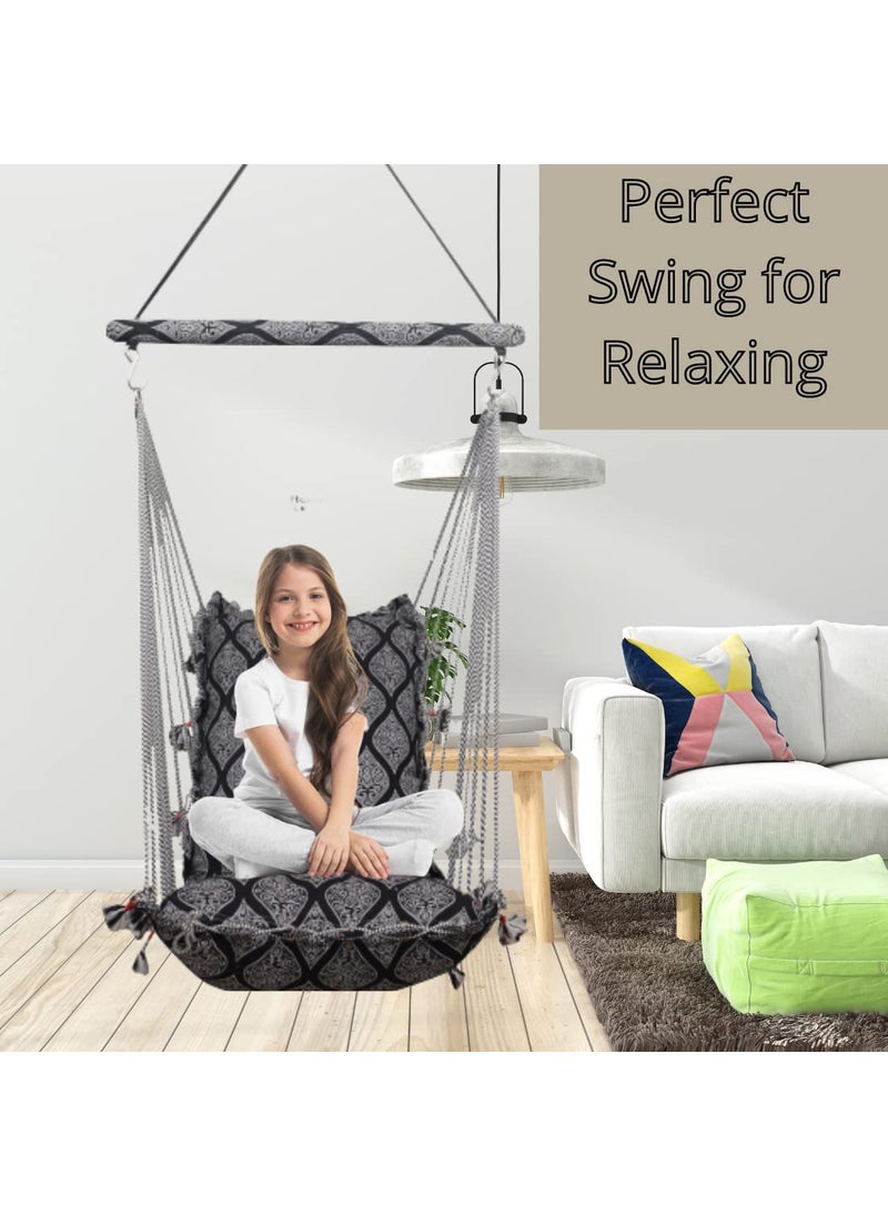 Kkriya Home Decor SwingJhula for Home Balcony Kids Room Indoor Outdoor Weight Capacity 150Kg Made in India