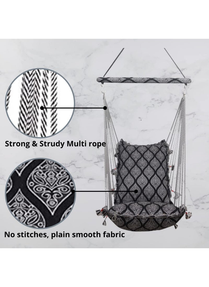 Kkriya Home Decor SwingJhula for Home Balcony Kids Room Indoor Outdoor Weight Capacity 150Kg Made in India