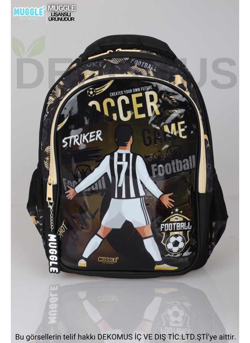 Licensed Dekomus Special Collection Soccer Game Primary School Bag