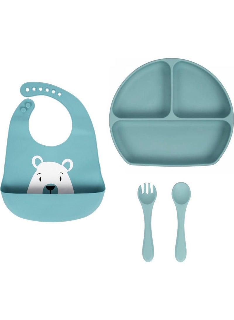 Silicone Feeding Set 3 Pieces - Mommyslab Store