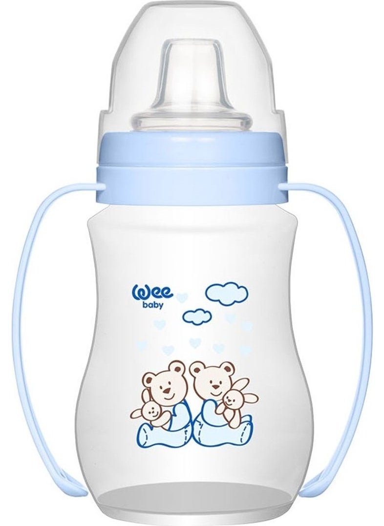 Anti-Colic Non-Spill PP Cup with Handle 250 ml Blue