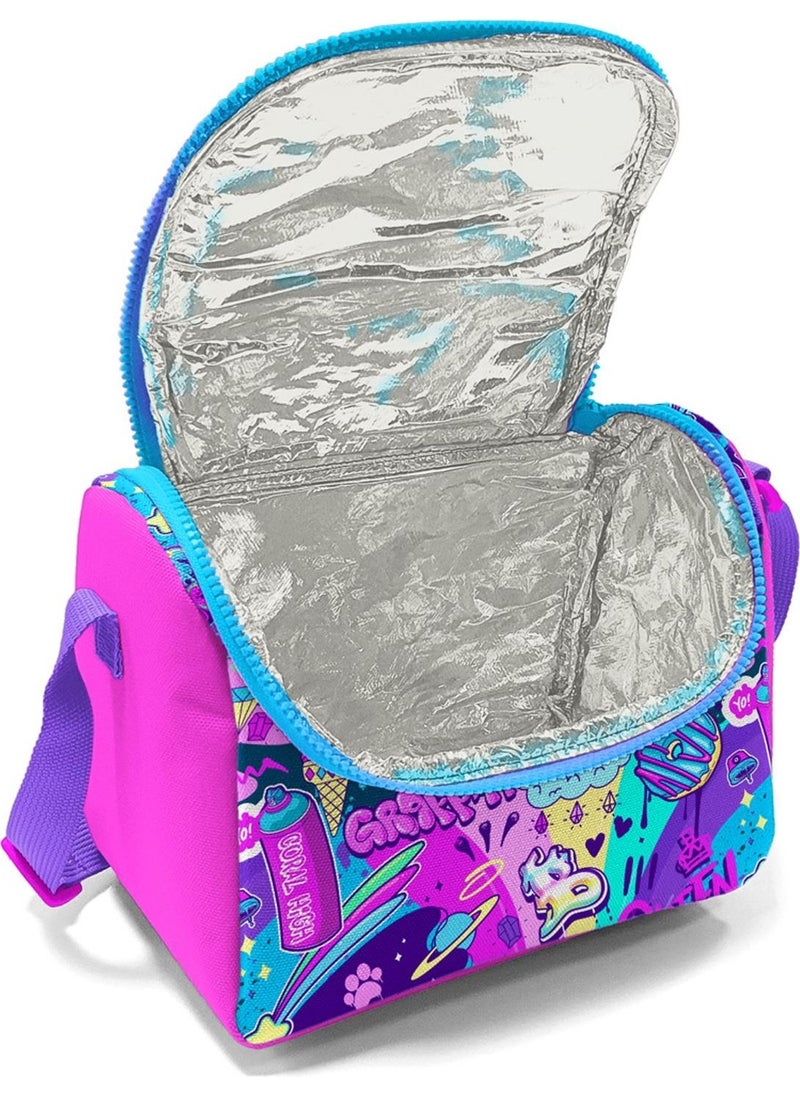 Kids Graffiti Patterned Thermo Lunchbox 11760