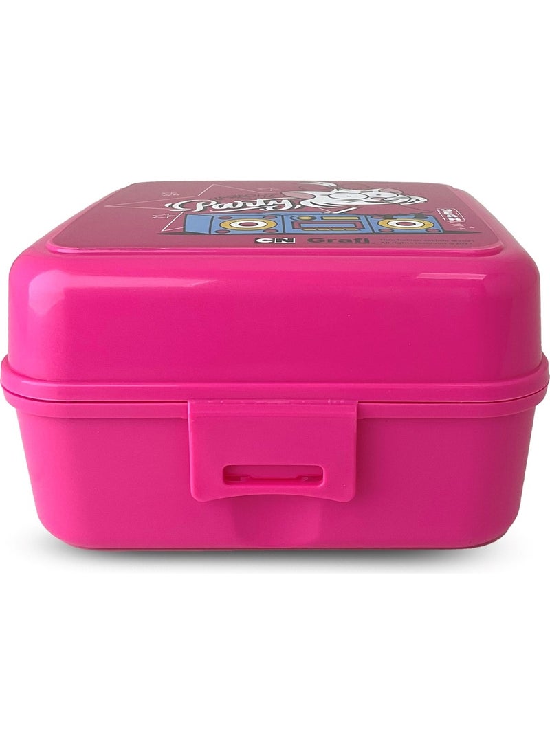 GENC DIGITAL PRINTING King Şakir Canan Modeled Pink Lunch Box