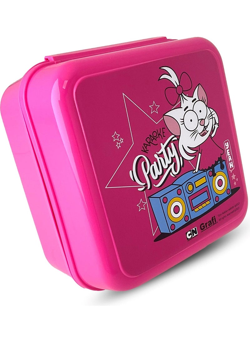 GENC DIGITAL PRINTING King Şakir Canan Modeled Pink Lunch Box