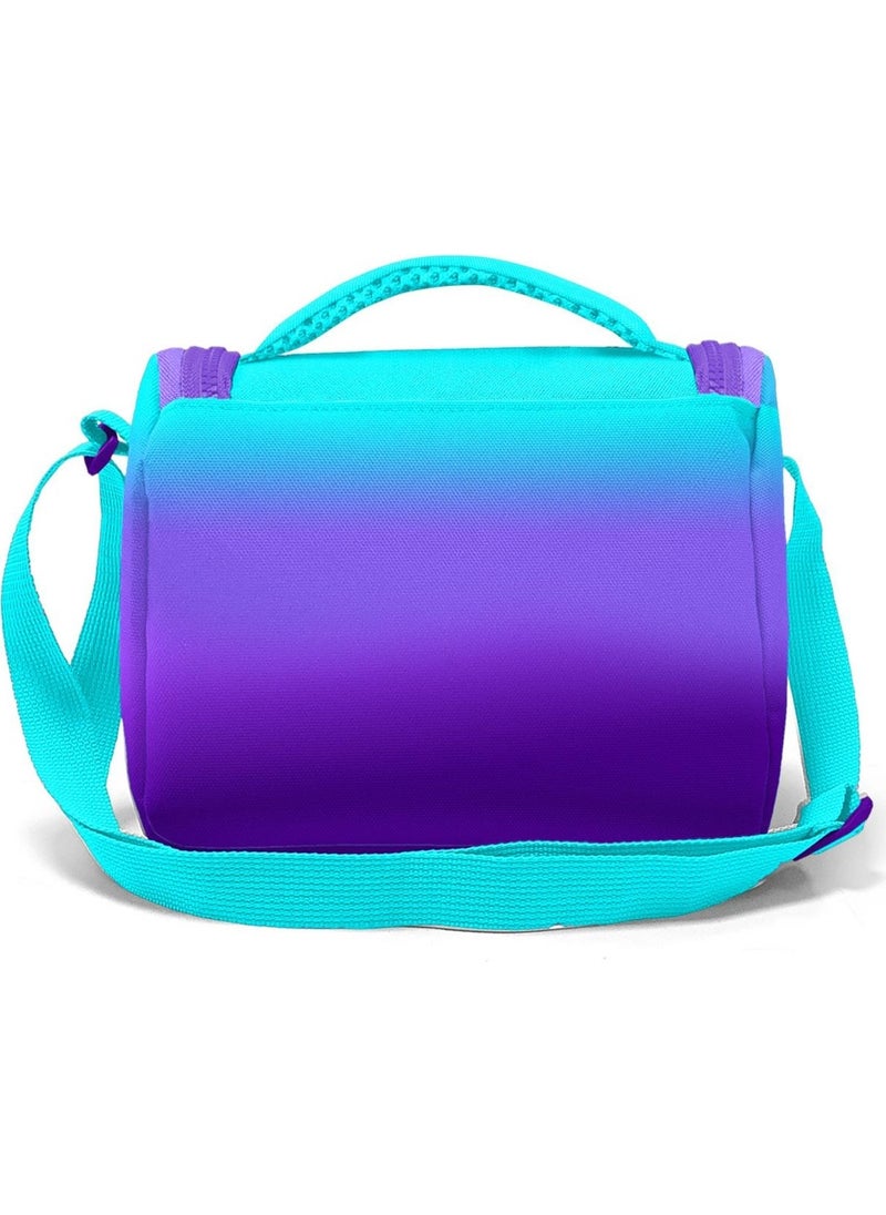 Kids Turquoise Purple Color Transition Thermo Lunch Box 11763