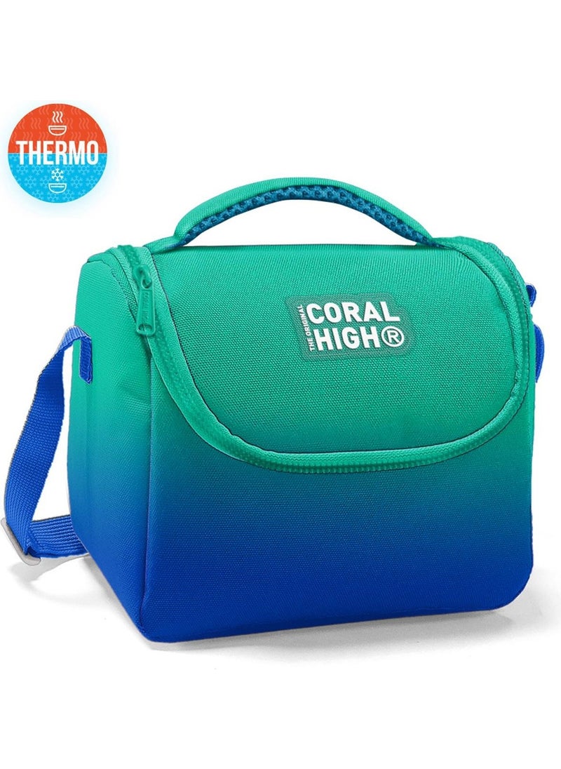 Kids Green Saks Color Transition Thermo Lunch Box 11875