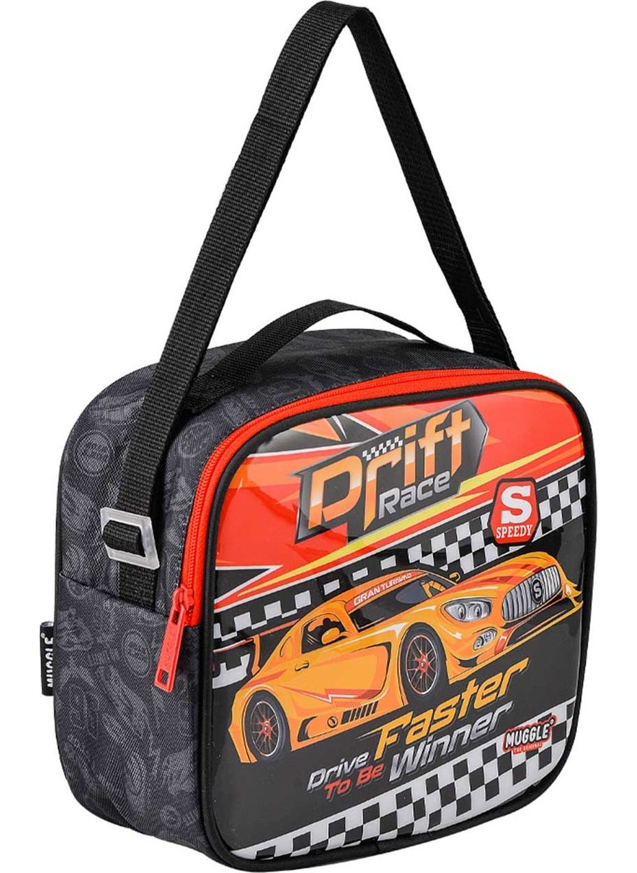 Boy Drift Car Kids Lunch Box MU9512