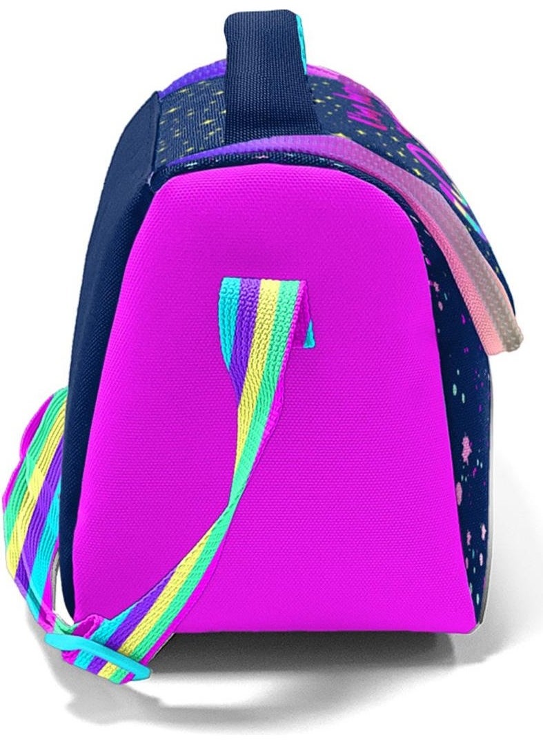 Kids Multicolored Navy Blue Thermo Lunch Box 11775