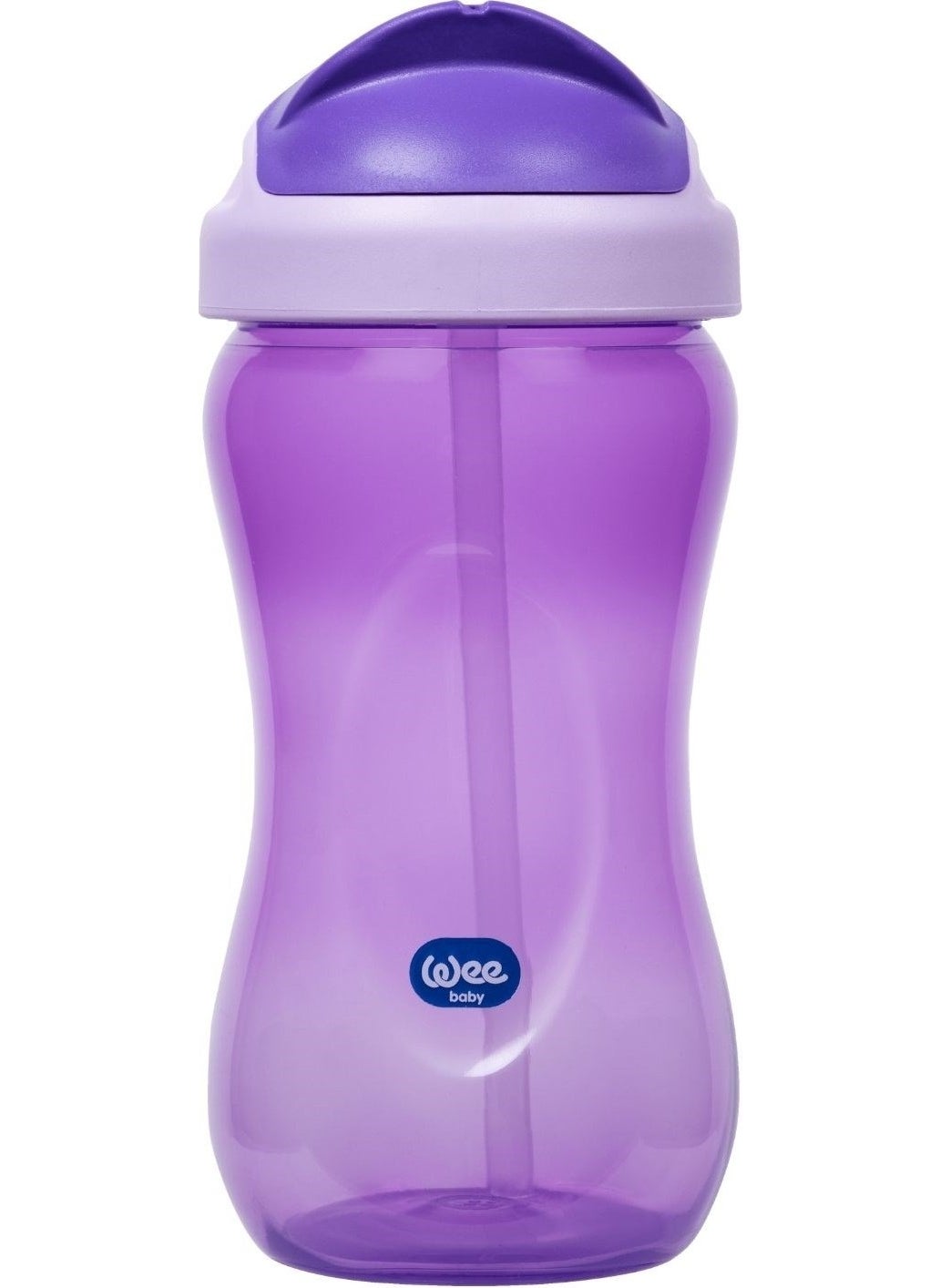 Glass with Straw - Purple