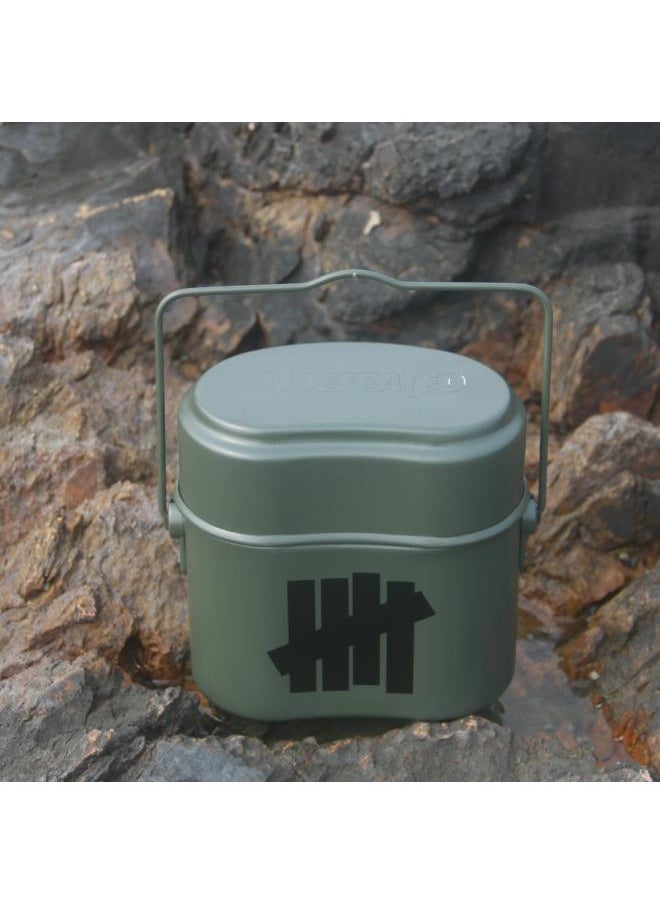 Hot German Aluminum Lunch Box German 79 Portable Lunch Box Outdoor Camping Cookware Tableware