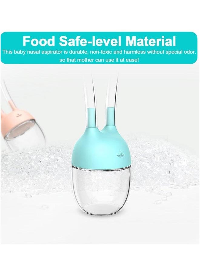 2 PCS Baby Nasal Aspirators, Snot Sucker, Nose Cleaner, Unblocker for Baby, Anti-Backflow Newborn Toddlers Congestion Relief