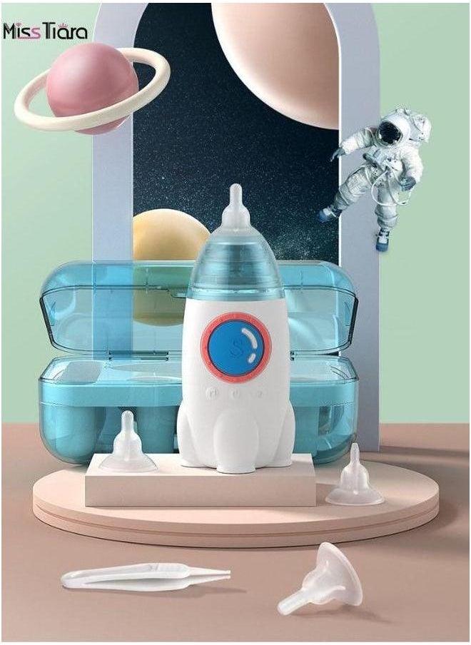 Rechargeable Automatic Electric Baby Nasal Aspirator-Nasal Mucus Remover for Kids With Music And Light Soothing Function