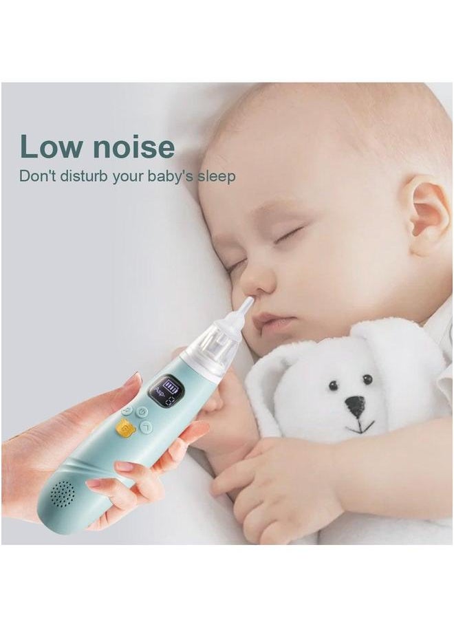 Automatic Baby Nasal Aspirator Vacuum Cleaner For Infant Safety Electric Silent Waterproof LED Screen Display