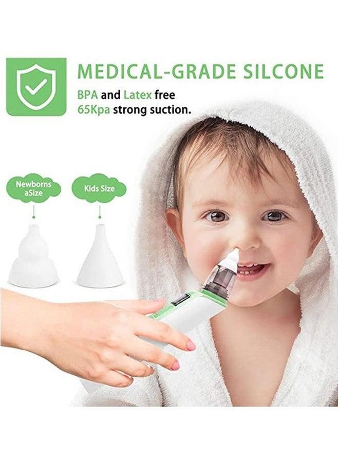 Baby Electric Nasal Aspirator Automatic Nose Cleaner Green