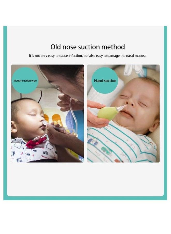 Baby Nasal Aspirator Safe Hygienic Nose Snot Cleaner Suction For Infant