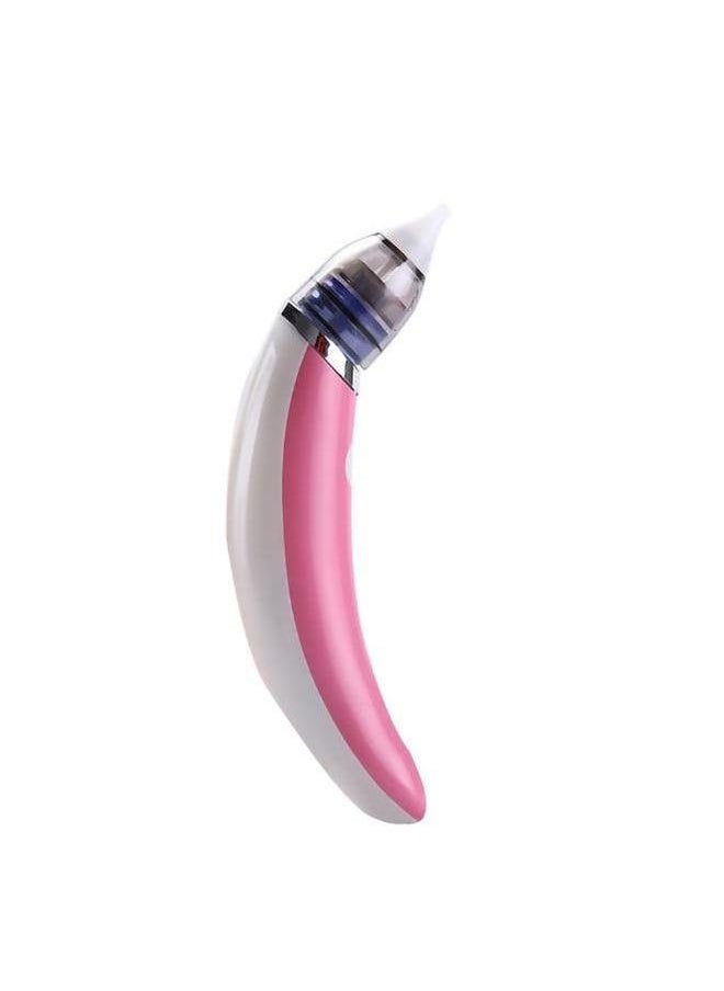 Baby Nasal Aspirator Booger Sucker Nose Cleaner Adjustable Rechargeable for Infants Kids Toddlers Pink