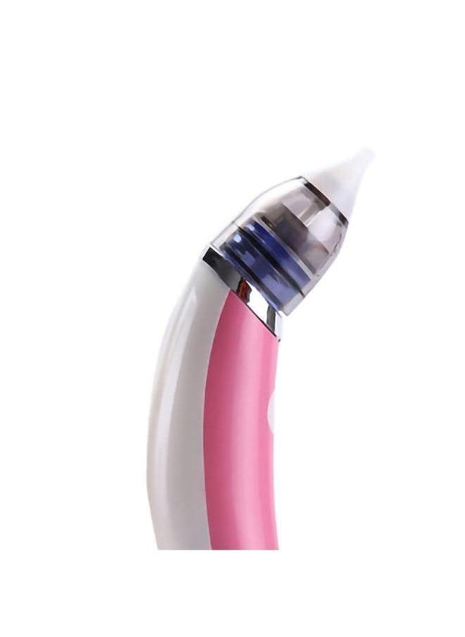 Baby Nasal Aspirator Booger Sucker Nose Cleaner Adjustable Rechargeable for Infants Kids Toddlers Pink