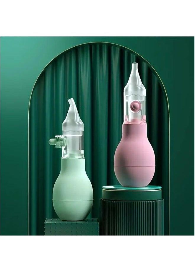 Baby Nasal Aspirator, Newborn Silicone Nose Cleaner, Vacuum Suction