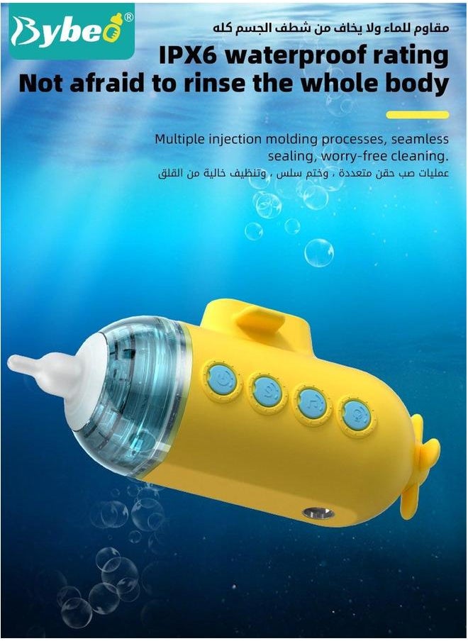Baby Electric Nasal Aspirator, Nose Sucker for Newborns with Adjustable Suction Mode, Rechargeable Waterproof Baby, Automatic Cleaner 3 Replaceable Silicone Tips