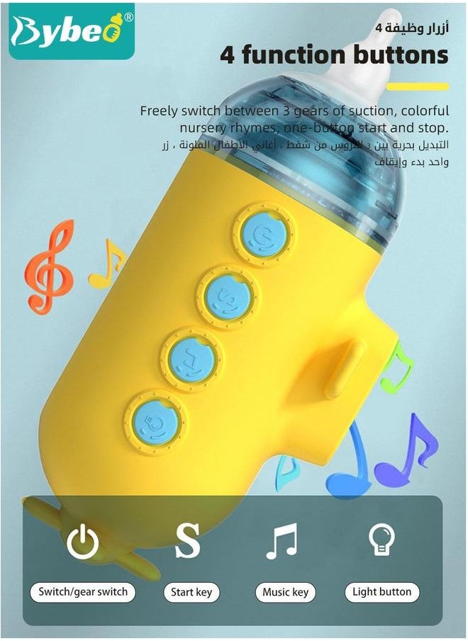 Baby Electric Nasal Aspirator, Nose Sucker for Newborns with Adjustable Suction Mode, Rechargeable Waterproof Baby, Automatic Cleaner 3 Replaceable Silicone Tips