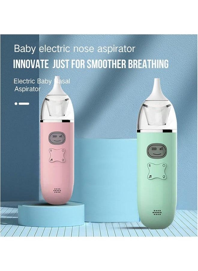 New Style Baby Nasal Aspirator With 2 Replaceable Nozzles And Built-In Music