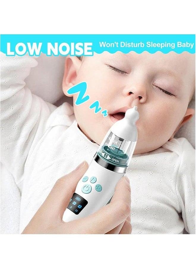 Baby Electric Nasal Aspirator With 4 Snot Suction Nozzles