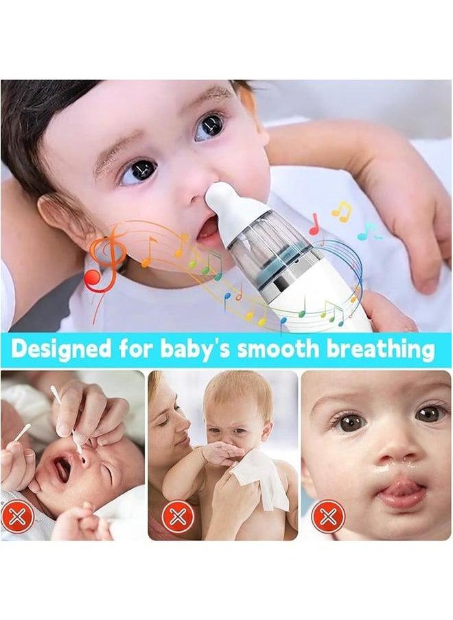 Baby Electric Nasal Aspirator With 4 Snot Suction Nozzles