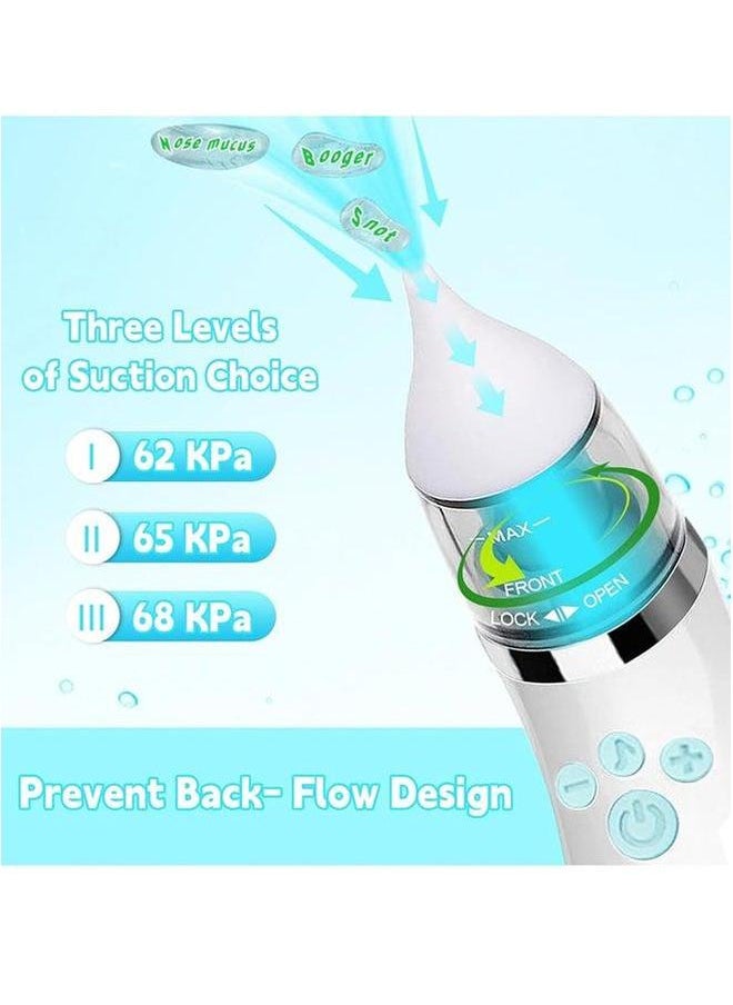 Baby Electric Nasal Aspirator With 4 Snot Suction Nozzles