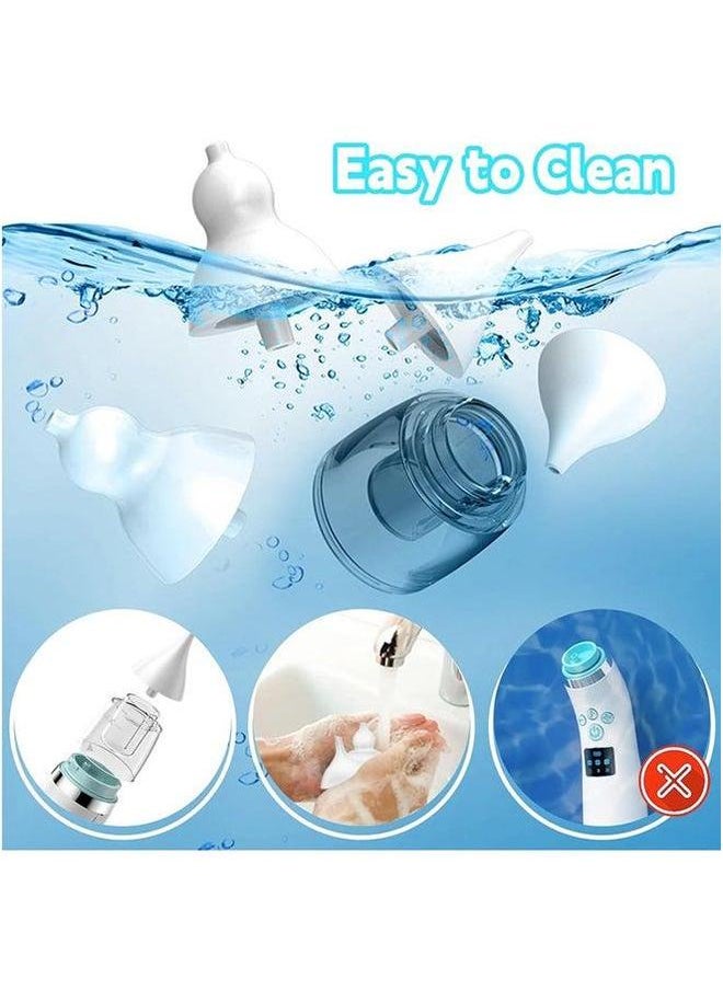 Baby Electric Nasal Aspirator With 4 Snot Suction Nozzles