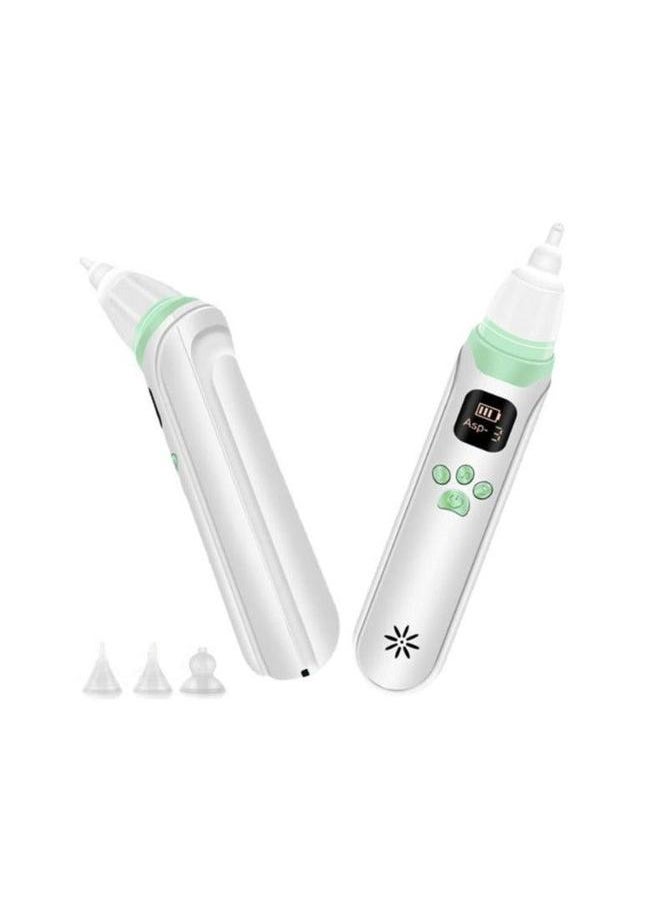 Electric Nose Sucker, Nasal Aspirator Baby, Rechargeable Cleaner with 3 Suction Levels and Silicone Nozzles Anti-Backflow, Baby Unblocker Built-in Music for Newborns, Toddlers