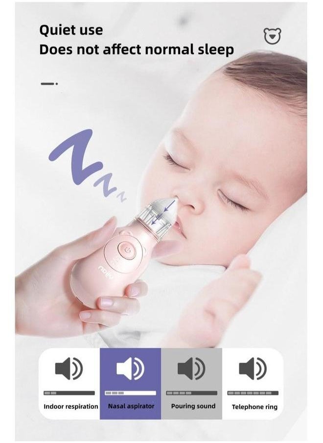 High Quality Automatic Baby Nasal Aspirator with Power Suction Heads Electric Nose Cleaner