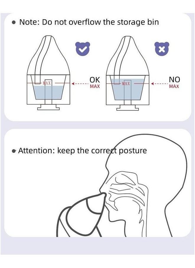 High Quality Automatic Baby Nasal Aspirator with Power Suction Heads Electric Nose Cleaner