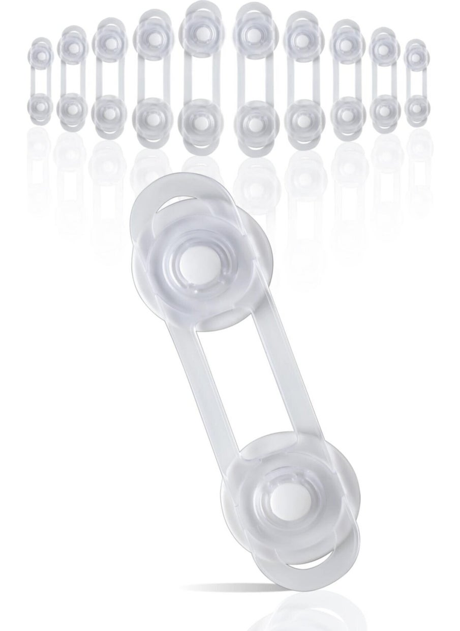 20-Piece Child Safety Safety Set 10 Cabinet Drawer Locks 4 Corner Locks 4 Corner Protective Locks