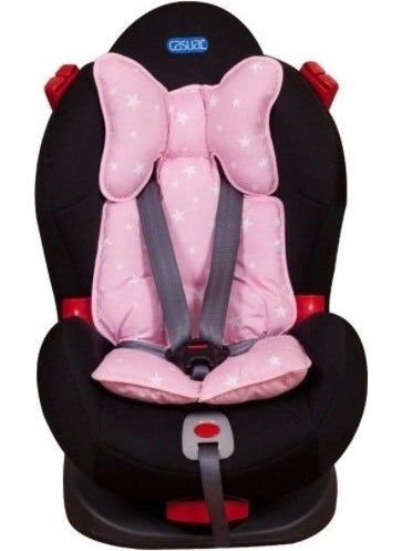 Sevi Baby Stroller and Car Seat Cushion Pink Star Pattern