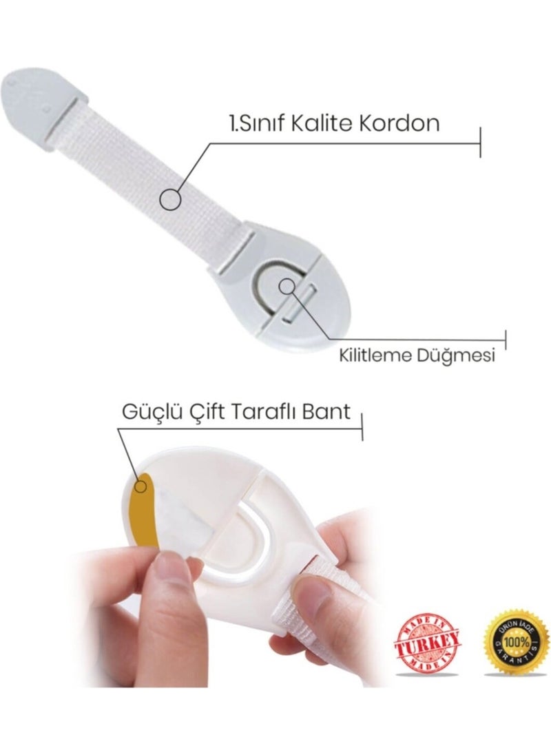 10 Pcs Child Drawer Lock and Cabinet Lock Baby Safety Protection Lock Protective Lock 10 Pcs