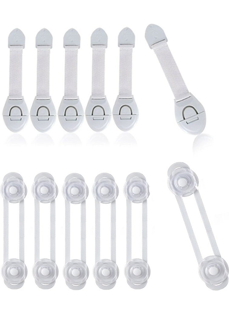 10 Pcs Child Drawer Lock and Cabinet Lock Baby Safety Protection Lock Protective Lock 10 Pcs