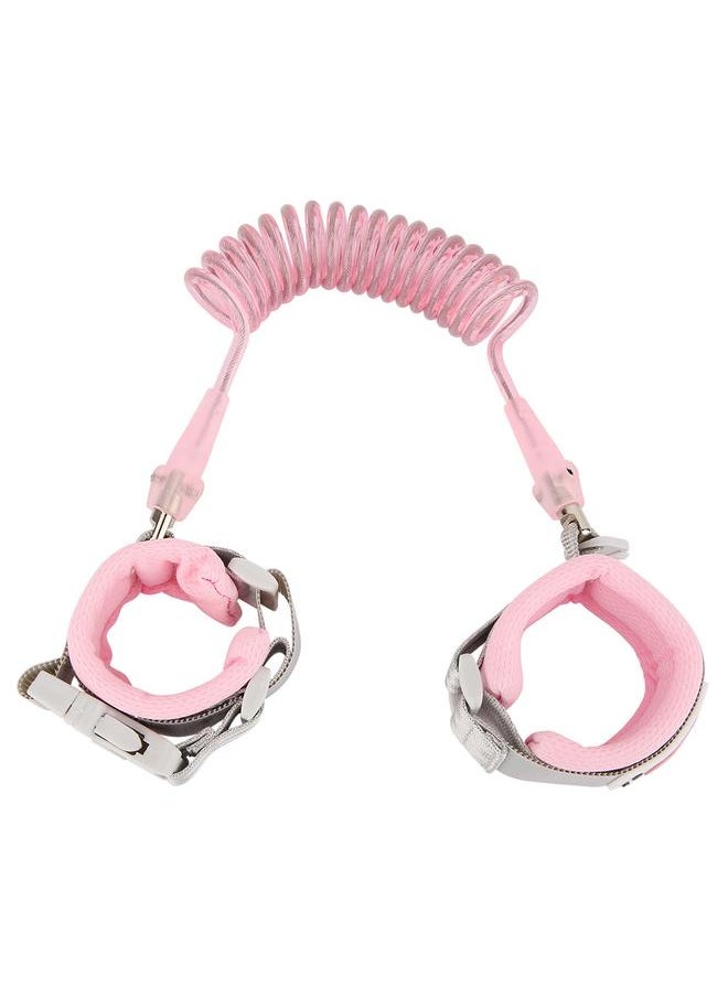 2M Baby Kids Anti-lost Strap Safety Lock Child Walking Harness Wrist Leash (Pink)
