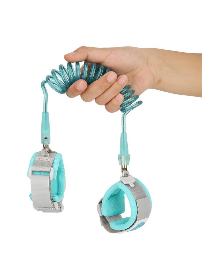 2M Baby Kids Anti-lost Strap Safety Lock Child Walking Harness Wrist Leash (Green)